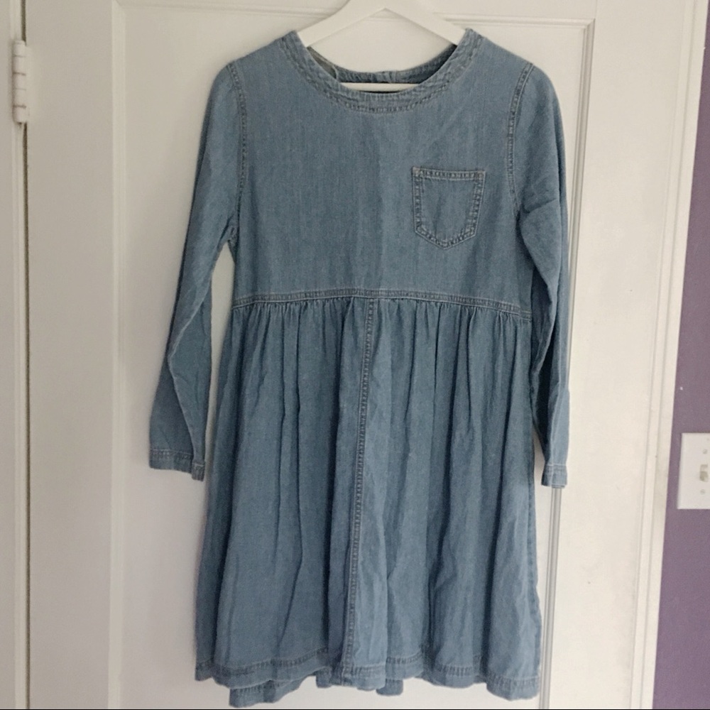 Urban Outfitters Denim Babydoll Dress